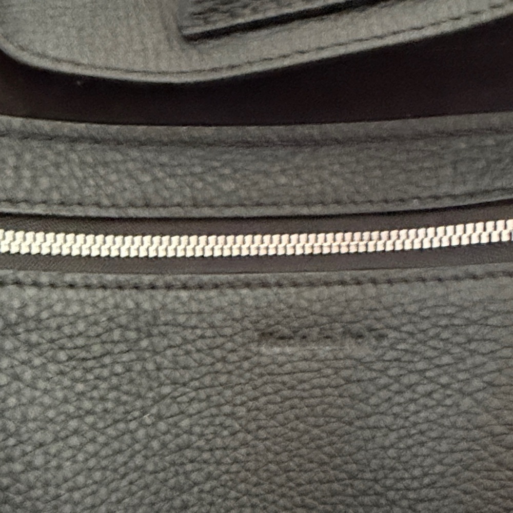 🆕 new Celine Black Leather Tote Bag designer supple calf leather medium big bag - Picture 6 of 9